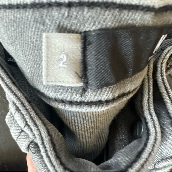 Kut from the Kloth Elizabeth High Rise Grey Straight Leg Jeans - Picture 4 of 7